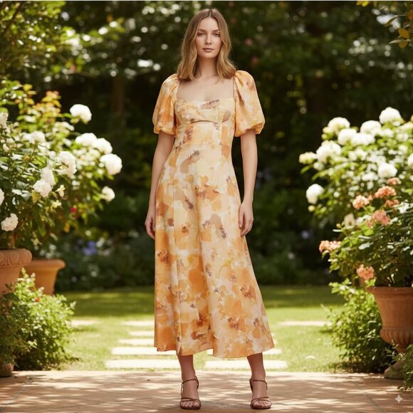 NWT Significant Other Lois Maxi Dress - Picture 1 of 10
